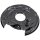 Brake disc splash plate set made of sheet steel A.B.S. for TOYOTA LAND