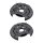 Brake disc splash plate set sheet steel Ø 370 mm A.B.S. for TOYOTA
