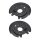 Brake disc splash plate set sheet steel Ø 290 mm A.B.S. for e.g. TOYOTA YARIS