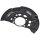 Brake disc splash plate set sheet steel Ø 325 mm A.B.S. for e.g. TOYOTA AURIS