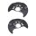 Brake disc splash plate set sheet steel Ø 358 mm A.B.S. for e.g. TOYOTA RAV