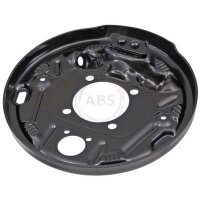 Brake disc splash plate set sheet steel A.B.S. for SMART...