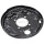 Brake disc splash plate set sheet steel A.B.S. for SMART FORTWO and others