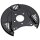 Brake disc splash plate set sheet steel Ø 300 mm A.B.S. for e.g. TOYOTA AVENSIS