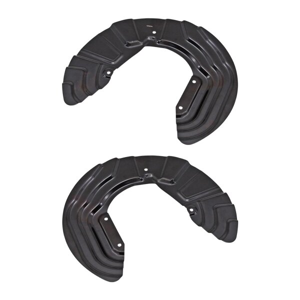 Brake disc splash plate set made of aluminium A.B.S. for BMW X3 and others
