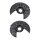 Brake disc splash plate set sheet steel Ø 272 mm A.B.S. for e.g. SKODA OCTAVIA