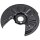 Brake disc splash plate set sheet steel Ø 310 mm A.B.S. for VW GOLF and others