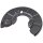 Brake disc splash plate set sheet steel Ø 413 mm A.B.S. for e.g. TESLA MODEL