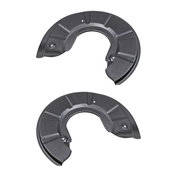 Brake disc splash plate set sheet steel Ø 411 mm A.B.S. for e.g. TESLA MODEL