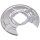 Brake disc splash plate set sheet steel Ø 386 mm A.B.S. for e.g. BMW 3 Series