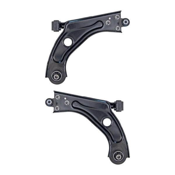 Handlebar set wheel suspension angled steel A.B.S. for e.g. PEUGEOT 308