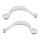 Handlebar set wheel suspension transverse alu with joint A.B.S. for e.g. AUDI Q5