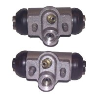 Wheel brake cylinder set Ø 17.5 mm 1x M10x1.0 alu...