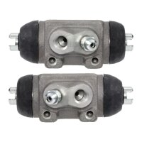 Wheel brake cylinder set Ø 23.8 mm 2x M10x1.0 alu...