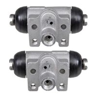 Wheel brake cylinder set Ø 19 mm M10x1 aluminium...