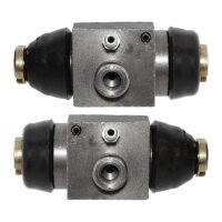 Wheel brake cylinder set Ø 22.2 mm 1x M10x1.0 cast...