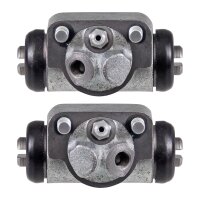 Wheel brake cylinder set Ø 22.2 mm 1x M10x1.0 alu...