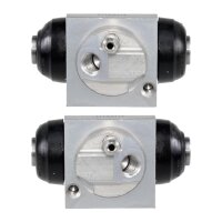 Wheel brake cylinder set Ø 19 mm 1x M10x1.0 alu...