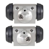 Wheel brake cylinder set Ø 20.6 mm 1x M10x1.0 alu...