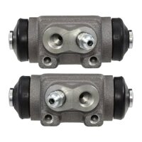 Wheel brake cylinder set Ø 22.2 mm 1x M10x1.0 alu...