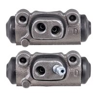Wheel brake cylinder set Ø 17.5 mm 1x M10x1.0 cast...