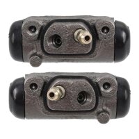 Wheel brake cylinder set Ø 17.5 mm M10 x 1.0 cast...