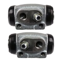 Wheel brake cylinder set Ø 19 mm 1x M10x1.0 cast...