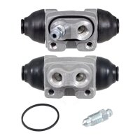Wheel brake cylinder set Ø 17.5 mm 1x M10x1.0 alu...