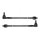 Tie rod set highest steering precision 372 mm A.B.S. suitable for e.g. VW GOLF