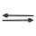 Axial joint tie rod set M12X1.25 M16X1.5 280 mm A.B.S. for MAZDA DEMIO