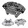 Brake caliper set 4 pistons Ø 40 mm grey cast iron A.B.S. for e.g. MB S-CLASS