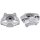 Brake caliper set 2 pistons Ø 38 mm grey cast iron A.B.S. for e.g. PORSCHE 911