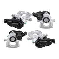 Brake caliper set 1 piston Ø 38 mm grey cast iron...