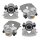 Brake caliper set 1 piston Ø 54 mm grey cast iron A.B.S. for e.g. SEAT LEON