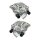 Brake caliper set 1 piston axial Ø 34 mm grey cast iron A.B.S. for BMW 3 Series