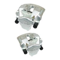 Brake caliper set 1 piston Ø 57 mm grey cast iron...