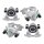 Brake caliper set 1 piston Ø 48 mm grey cast iron A.B.S. for e.g. RENAULT TWINGO