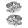 Brake caliper set 2 pistons Ø 44 mm grey cast iron A.B.S. for e.g. MB SPRINTER