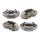 Brake caliper set 4 pistons axial Ø 43 mm aluminium A.B.S. for LEXUS LS