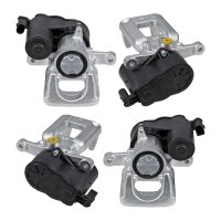 Brake caliper set 1 piston Ø 38 mm grey cast iron...