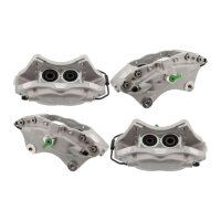 Brake caliper set 4 pistons Ø 28 mm aluminium...