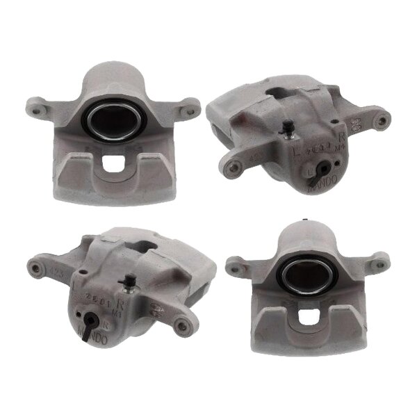 Brake caliper set 1 piston Ø 57 mm aluminium A.B.S. for KIA SOUL and others