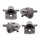 Brake caliper set 1 piston Ø 57 mm aluminium A.B.S. for KIA SOUL and others