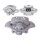 Brake caliper set 1 piston Ø 44 mm grey cast iron A.B.S. for e.g. VW PASSAT
