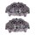 Brake caliper set 4 pistons Ø 44 mm grey cast iron A.B.S. for MB T1 and others