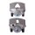 Brake caliper set 1 piston Ø 52 mm grey cast iron A.B.S. for e.g. OPEL VECTRA