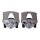 Brake caliper set 1 piston Ø 48 mm grey cast iron A.B.S. for e.g. OPEL ASTRA