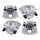 Brake caliper set 1 piston Ø 54 mm grey cast iron A.B.S. for e.g. BMW 3 Series