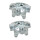 Brake caliper set 2 pistons Ø 36 mm grey cast iron A.B.S. for e.g. MB E-CLASS