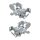 Brake caliper set with parking brake Ø 38 mm A.B.S. for e.g. OPEL ASTRA